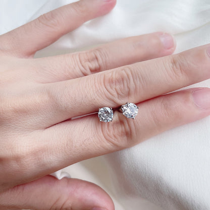[Royal Jewelry]Unique Round Shape Earrings