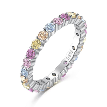 [Royal Jewelry]Dazzling Resplendent Round Cut Party Ring