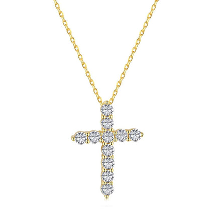 [Royal Jewelry]Unique Cross Shape Necklace
