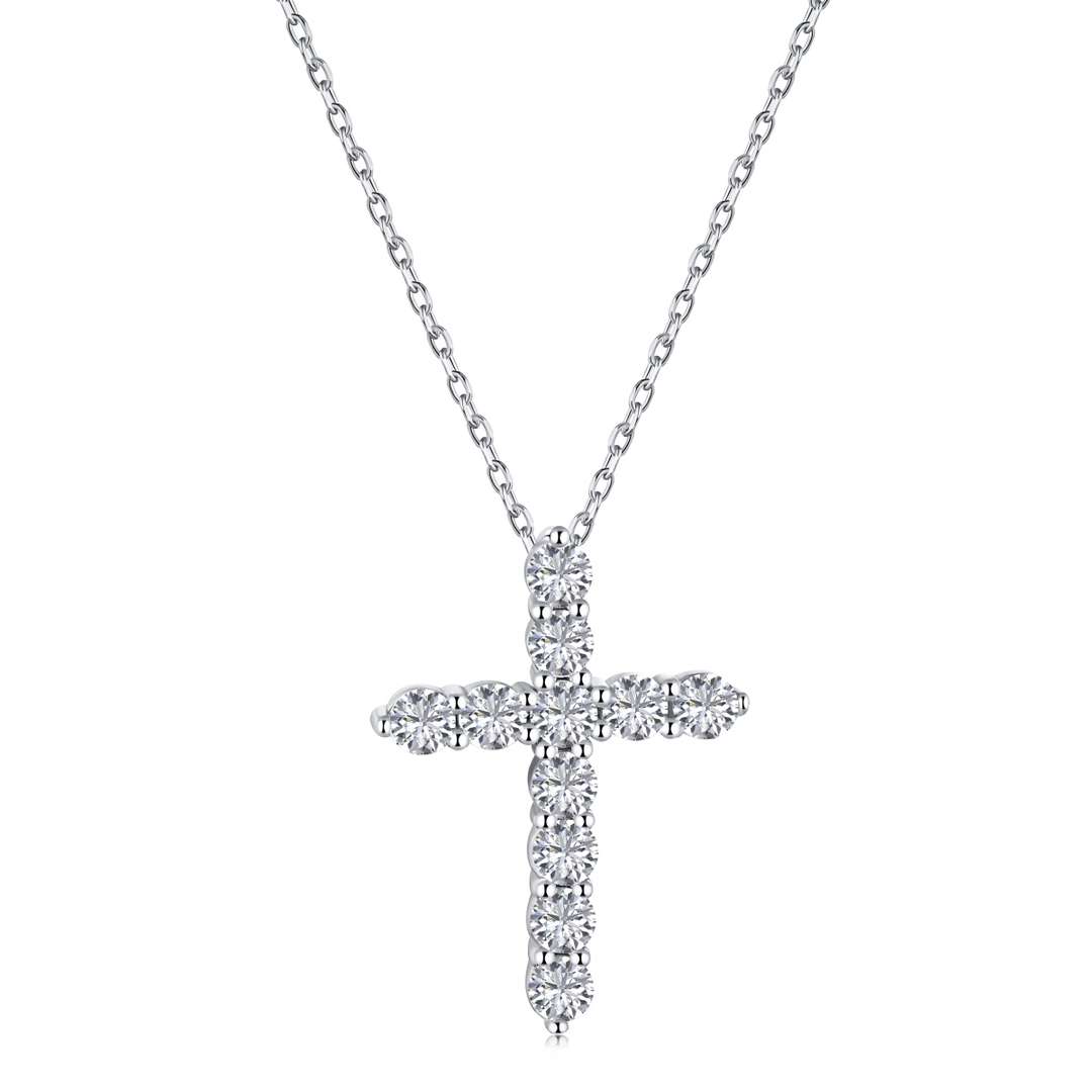 [Royal Jewelry]Unique Cross Shape Necklace