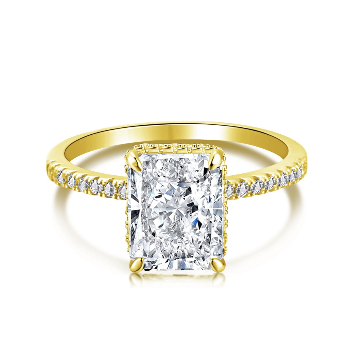 [Royal Jewelry]4.0 Carat Luxurious Engagement Ring