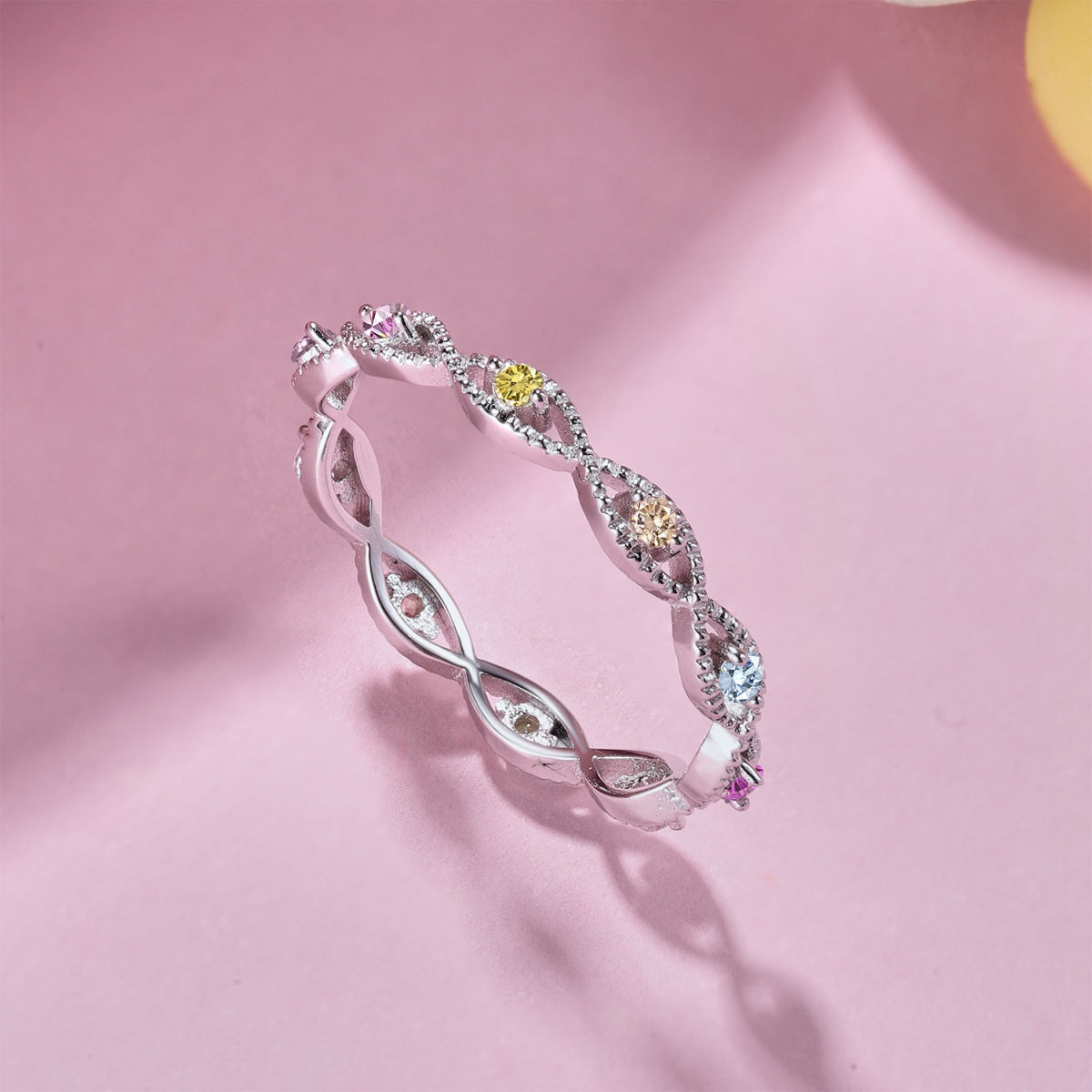 [Royal Jewelry]Elegant Energetic Round Cut Daily Ring