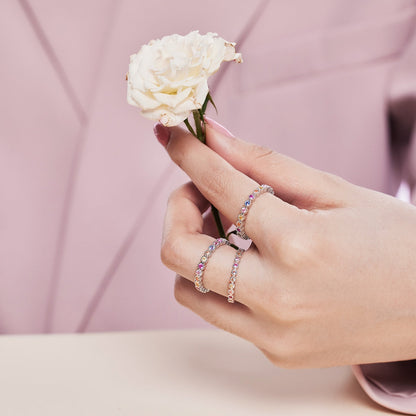 [Royal Jewelry]Elegant Energetic Round Cut Daily Ring
