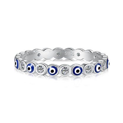 [Royal Jewelry]Sparkling Vibrant Round Shape Daily Ring
