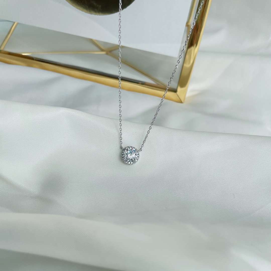 [Royal Jewelry]Luxurious Round Cut Necklace