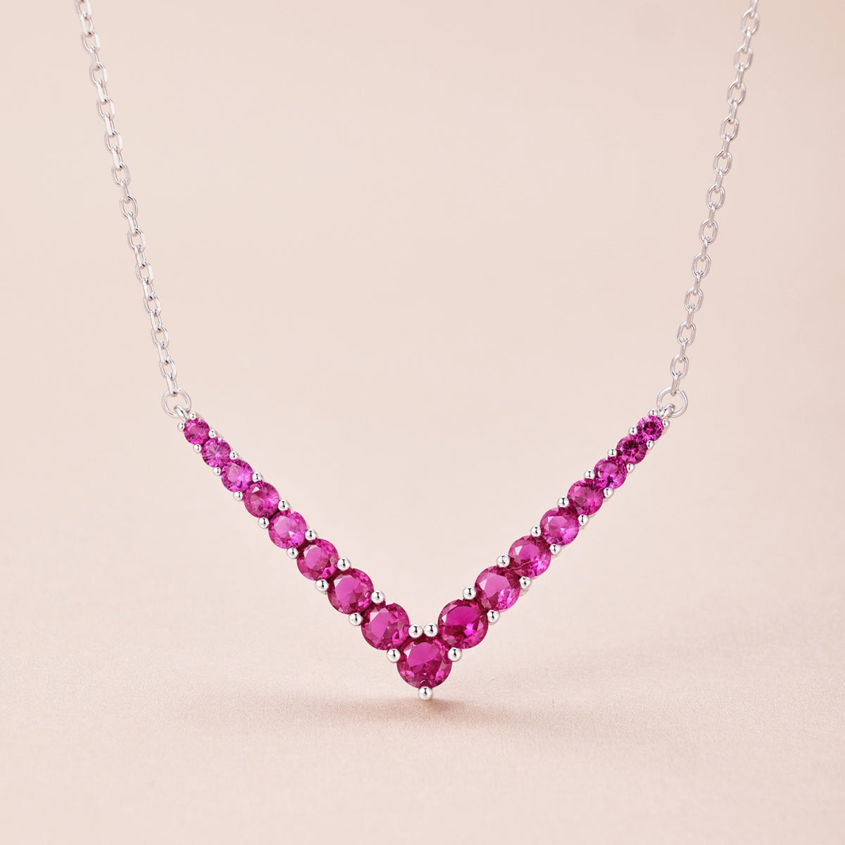[Royal Jewelry]Ornate Round Cut Necklace