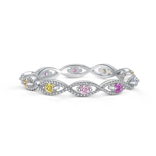 [Royal Jewelry]Elegant Energetic Round Cut Daily Ring