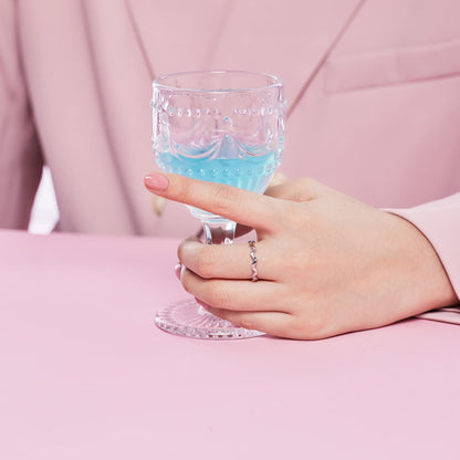 [Royal Jewelry]Ornate Vibrant Round Cut Daily Ring
