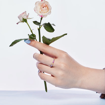 [Royal Jewelry]Dazzling Resplendent Round Cut Party Ring