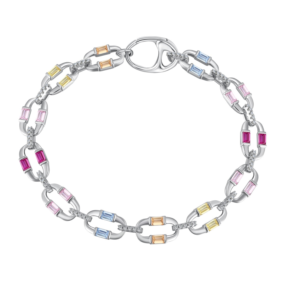 [Royal Jewelry]Dazzling Colorful Daily Bracelet