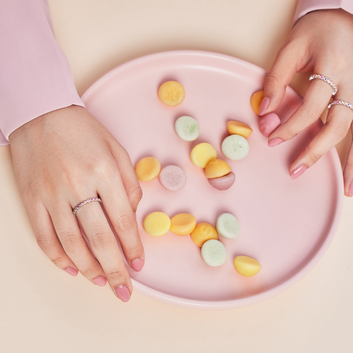[Royal Jewelry]Unique Scintillating Round Cut Daily Ring
