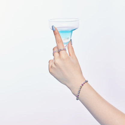 [Royal Jewelry]Radiant Water Drop Shape Daily Bracelet