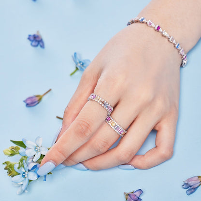 [Royal Jewelry]Radiant Water Drop Shape Daily Bracelet