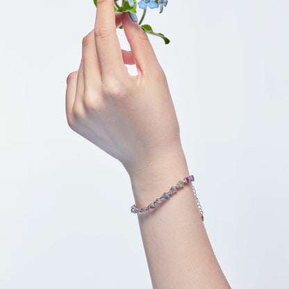 [Royal Jewelry]Radiant Water Drop Shape Daily Bracelet