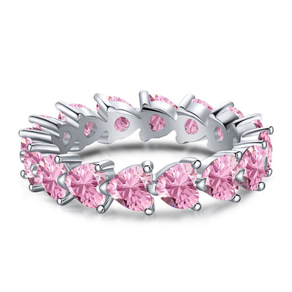 [Royal Jewelry]0.25 Carat Radiant Romance Heart Cut Lover Ring