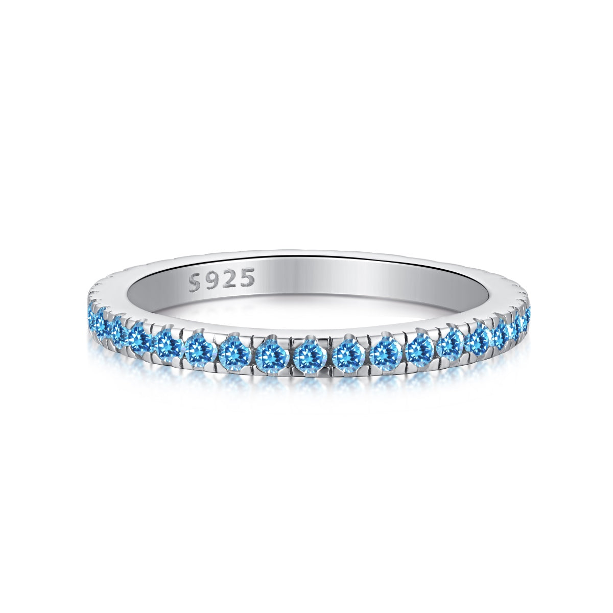 [Royal Jewelry]Delicate Sparkling Round Cut Daily Ring