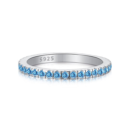 [Royal Jewelry]Delicate Sparkling Round Cut Daily Ring