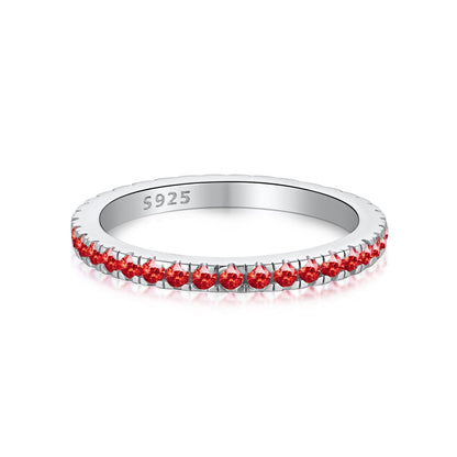 [Royal Jewelry]Delicate Sparkling Round Cut Daily Ring