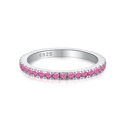 [Royal Jewelry]Delicate Sparkling Round Cut Daily Ring
