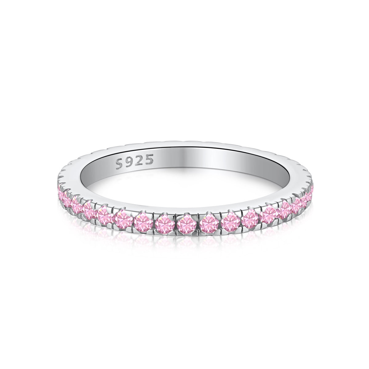 [Royal Jewelry]Delicate Sparkling Round Cut Daily Ring