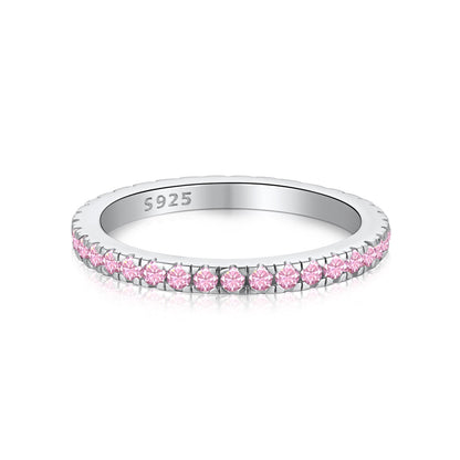 [Royal Jewelry]Delicate Sparkling Round Cut Daily Ring