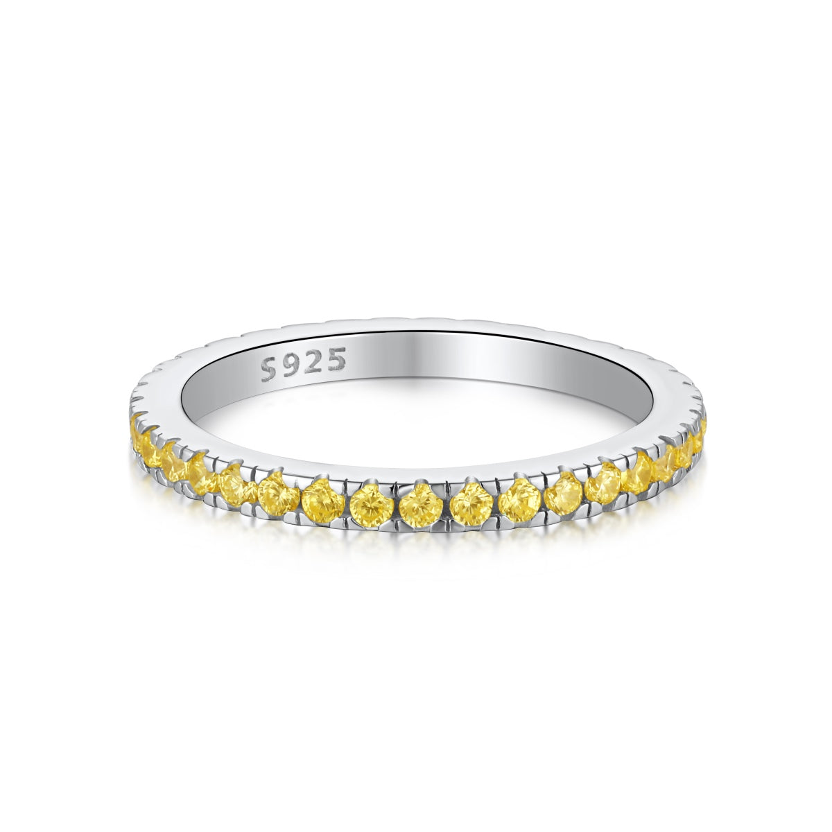 [Royal Jewelry]Delicate Sparkling Round Cut Daily Ring