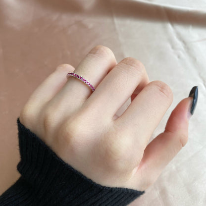 [Royal Jewelry]Delicate Sparkling Round Cut Daily Ring
