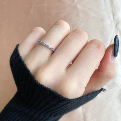 [Royal Jewelry]Delicate Sparkling Round Cut Daily Ring