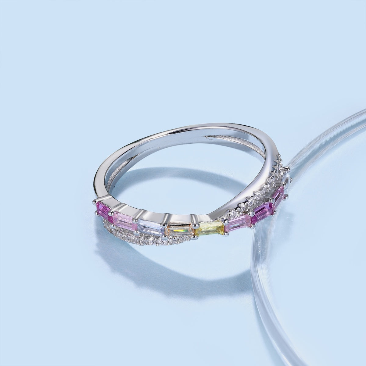 [Royal Jewelry]Energetic Elegant Radiant Cut Party Ring