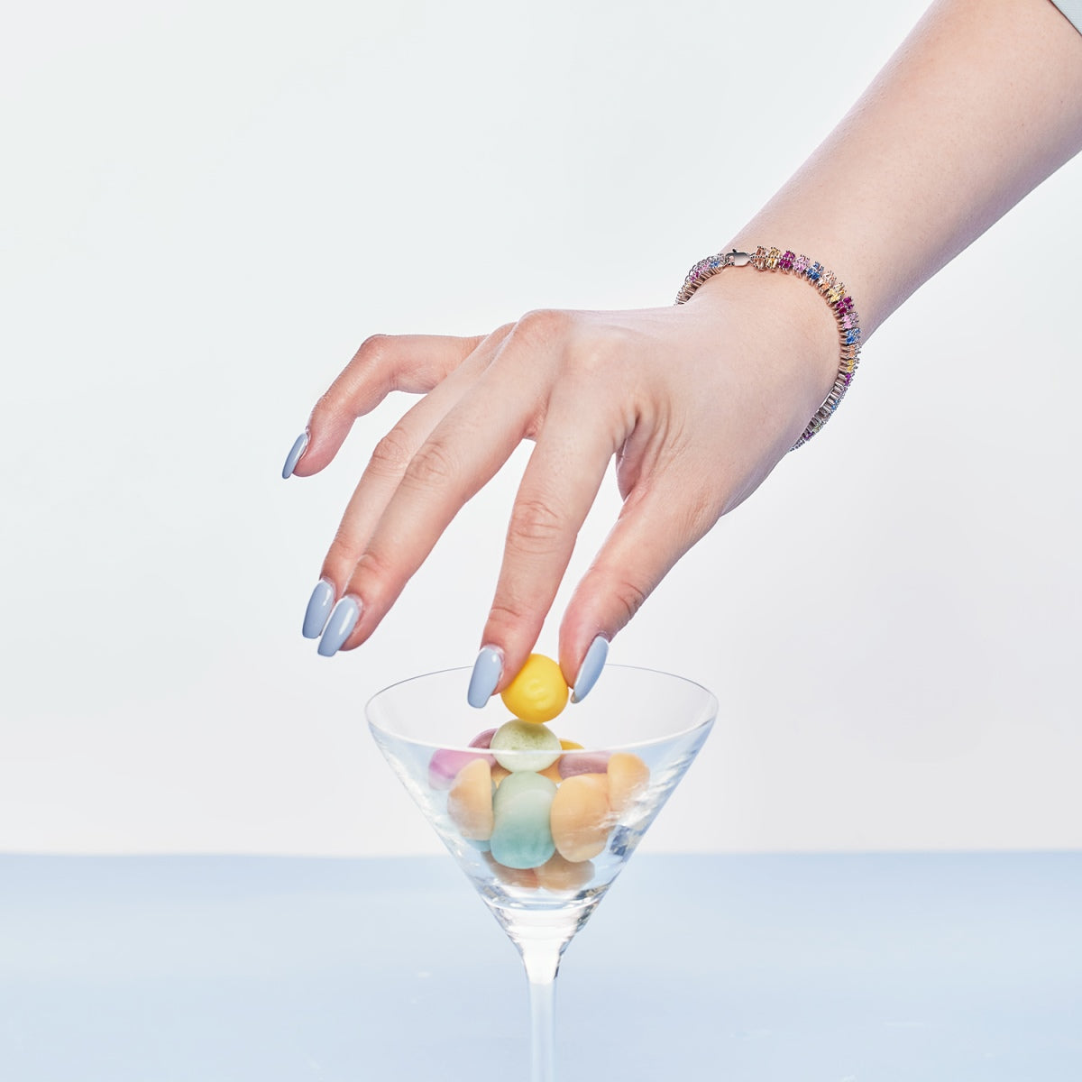 [Royal Jewelry]Sparkling Exquisite Multi Cut Party Bracelet