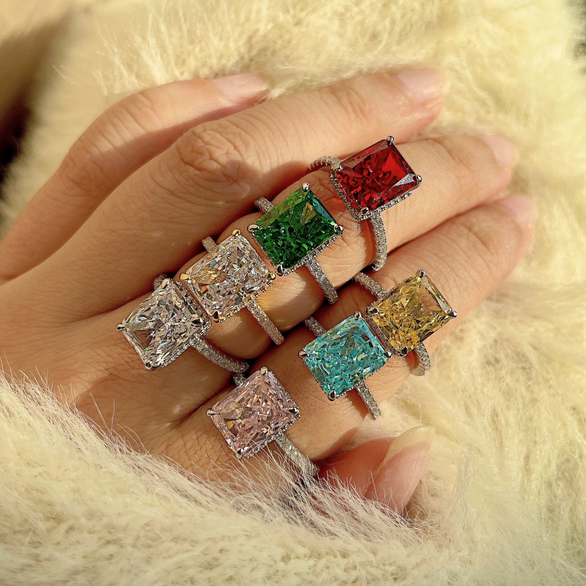 [Royal Jewelry]4.0 Carat Luxurious Engagement Ring