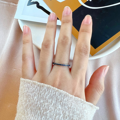 [Royal Jewelry]Delicate Sparkling Round Cut Daily Ring