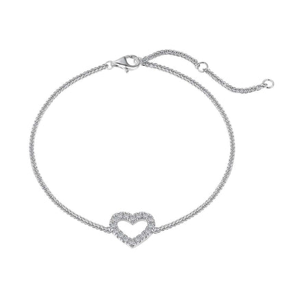 [Royal Jewelry]Heart Shape Lover Bracelet