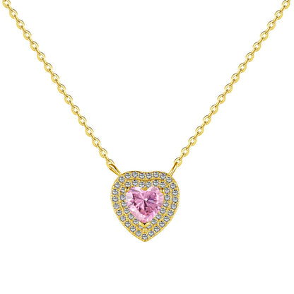 [Royal Jewelry]Exquisite Heart Shape Necklace