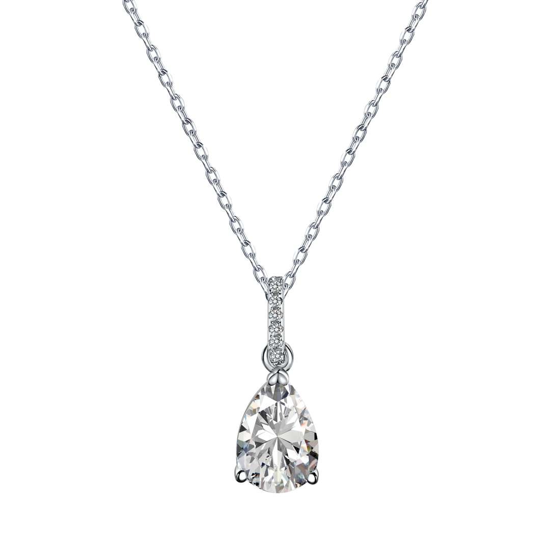 [Royal Jewelry]Delicate Water Drop Shape Fashion Necklace