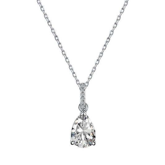 [Royal Jewelry]Delicate Water Drop Shape Fashion Necklace