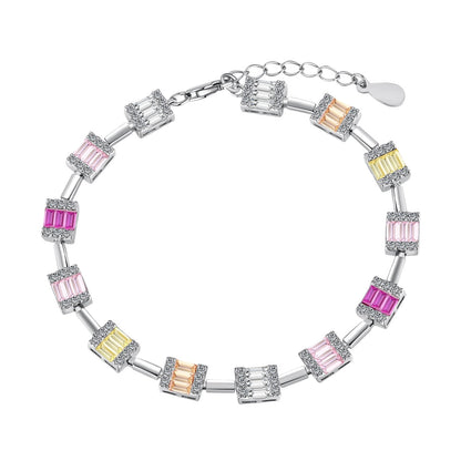 [Royal Jewelry]Dainty Charming Emerald Cut Daily Bracelet