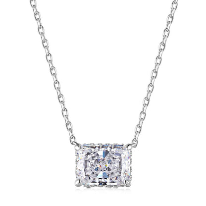 [Royal Jewelry]Luxurious Square Shape Colorful Necalack