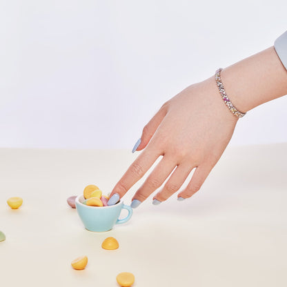 [Royal Jewelry]Dazzling Unique Multi Shape Daily Bracelet