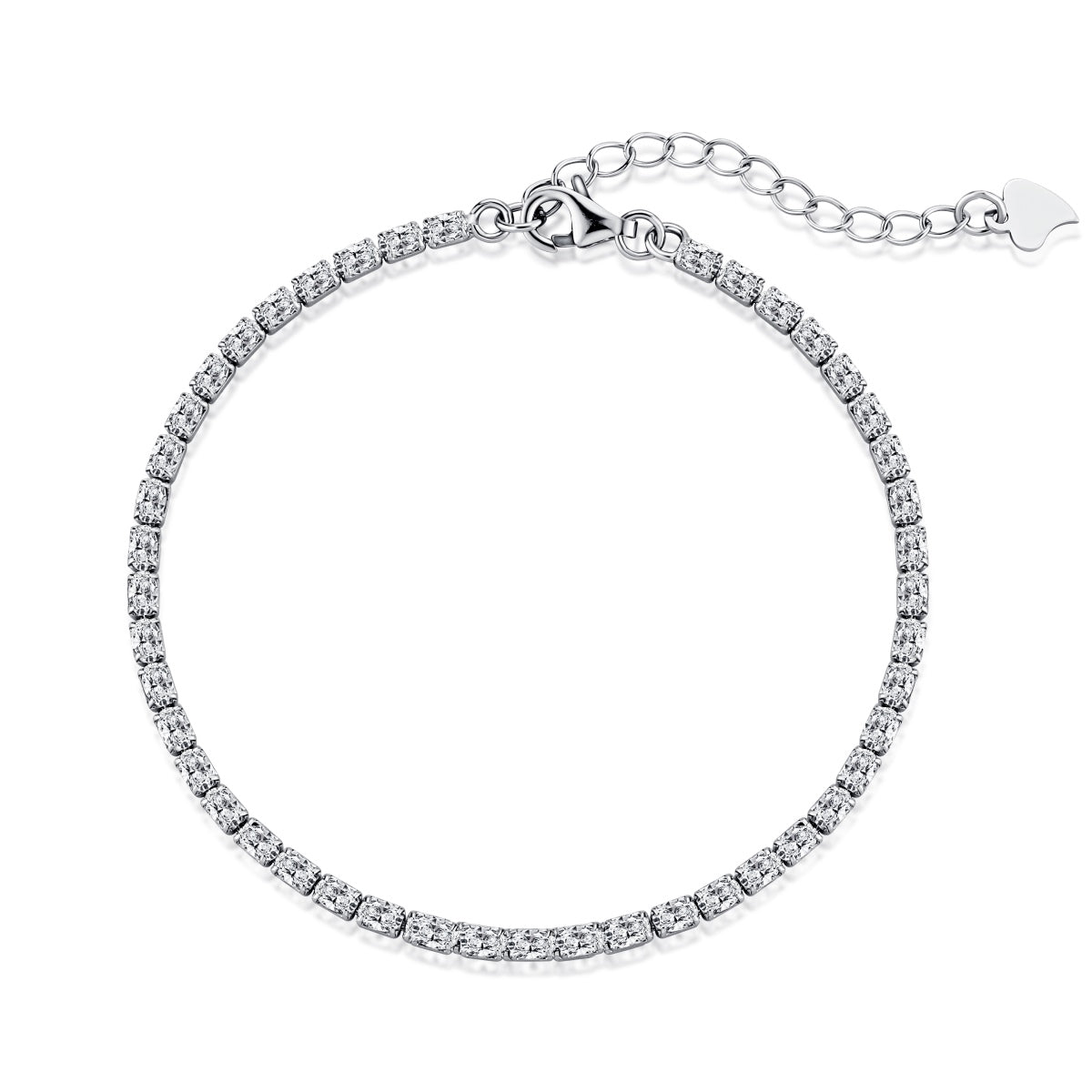 [Royal Jewelry]Elegant Emerald Cut Daily Bracelet