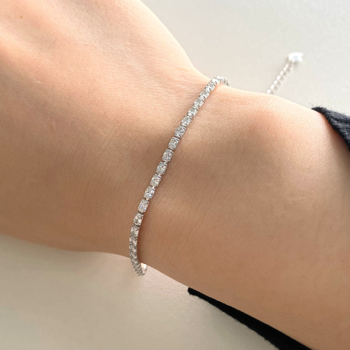 [Royal Jewelry]Elegant Emerald Cut Daily Bracelet