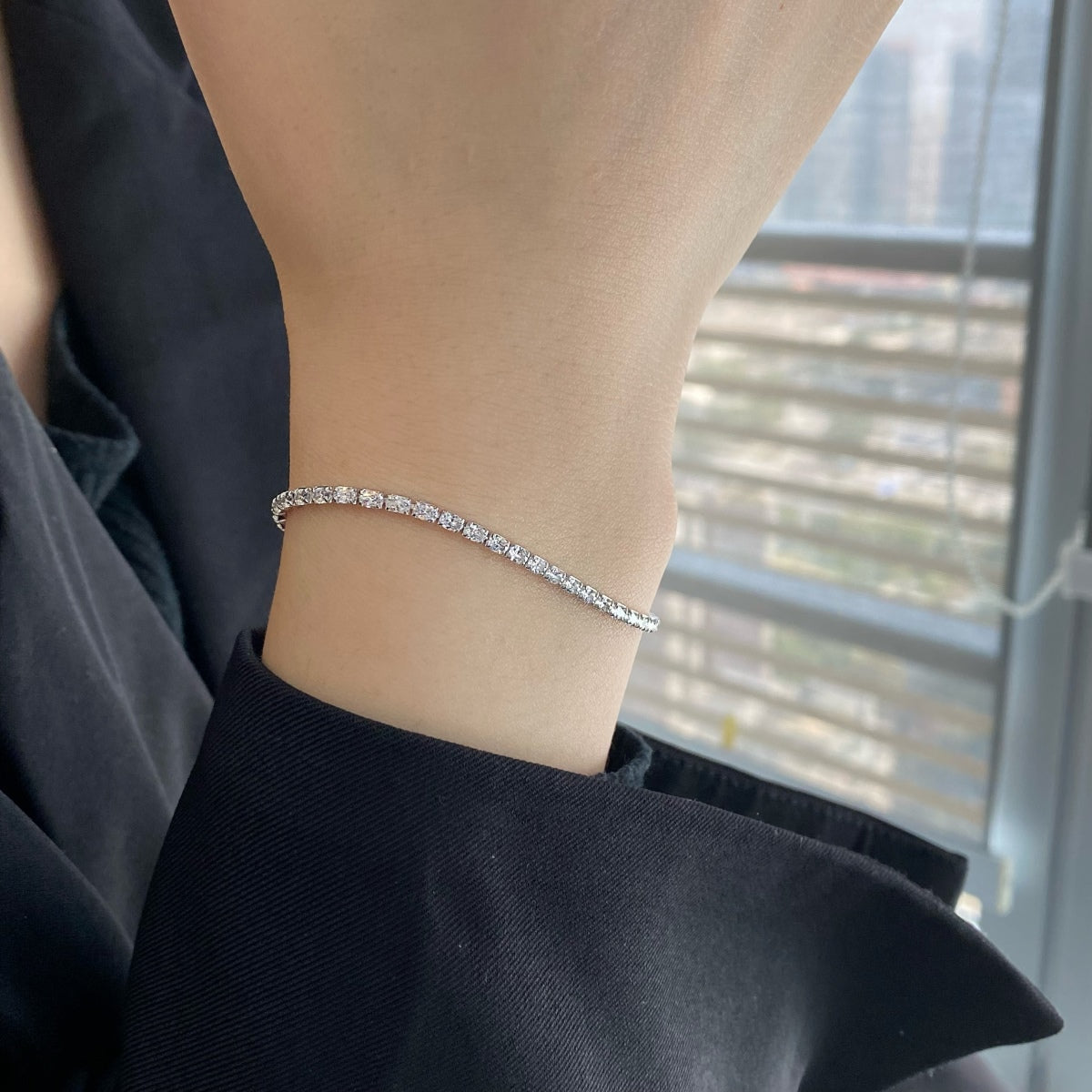 [Royal Jewelry]Elegant Emerald Cut Daily Bracelet