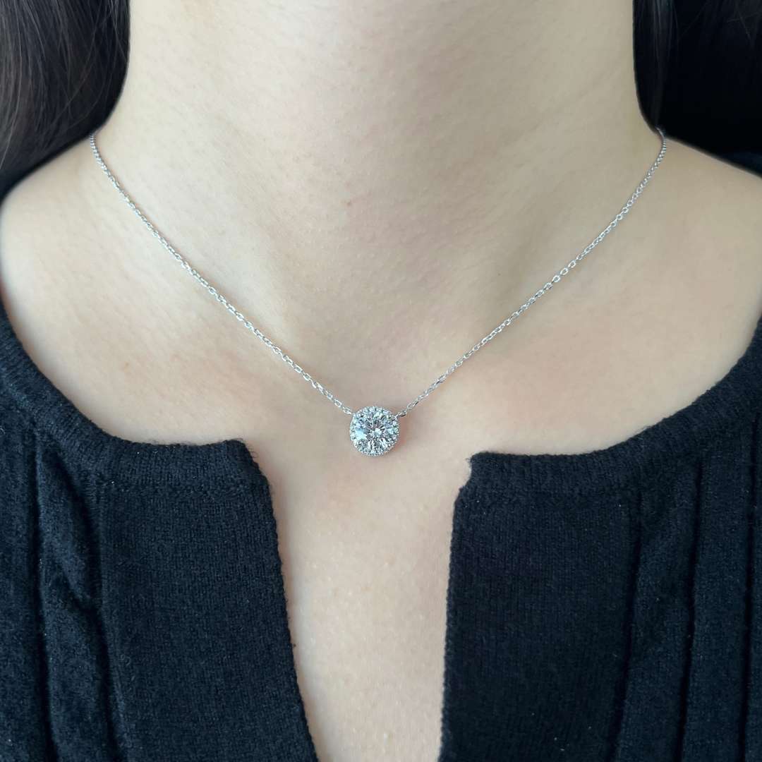 [Royal Jewelry]Luxurious Round Cut Necklace