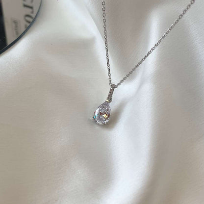 [Royal Jewelry]Delicate Water Drop Shape Fashion Necklace