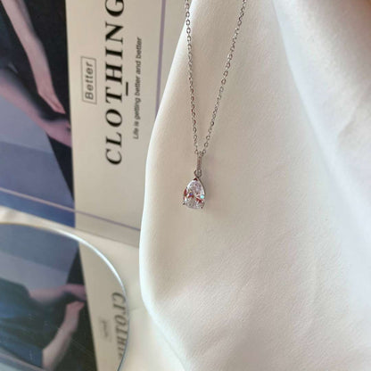 [Royal Jewelry]Delicate Water Drop Shape Fashion Necklace