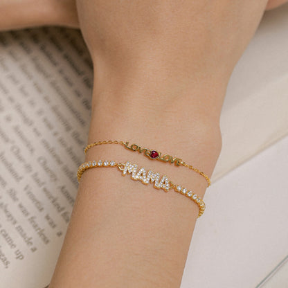 [Royal Jewelry]Romantic Heart Shape Lover Bracelet