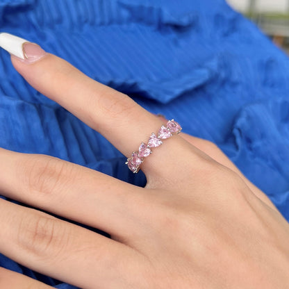 [Royal Jewelry]0.25 Carat Radiant Romance Heart Cut Lover Ring