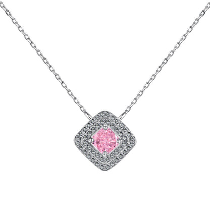[Royal Jewelry]Sparkling Asscher Cut Necklace