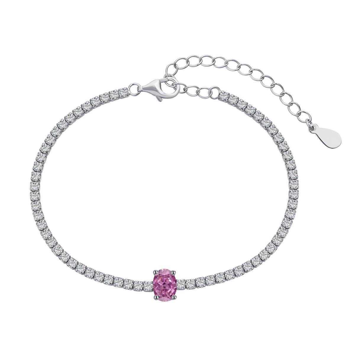 [Royal Jewelry]0.75 Carat Exquisite Oval Cut Daily Bracelet