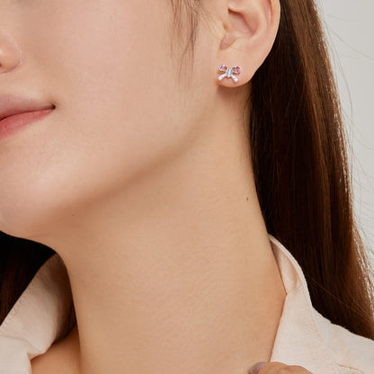 [Royal Jewelry]Ornate Butterfly Shape Daily Earrings